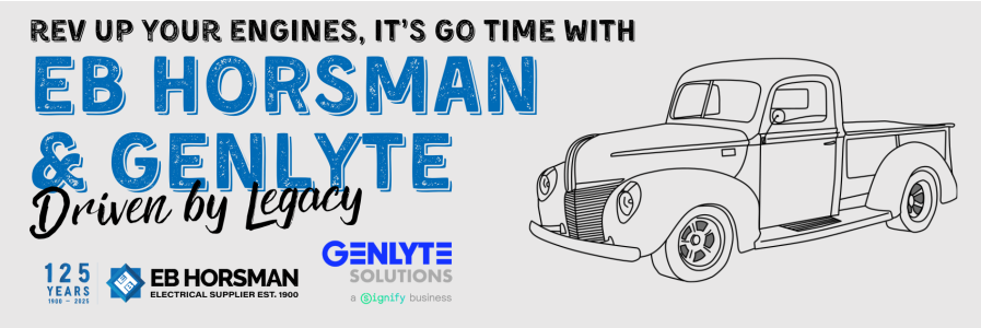 Rev up your engines, it's go Time with EB Horsman and Genlyte